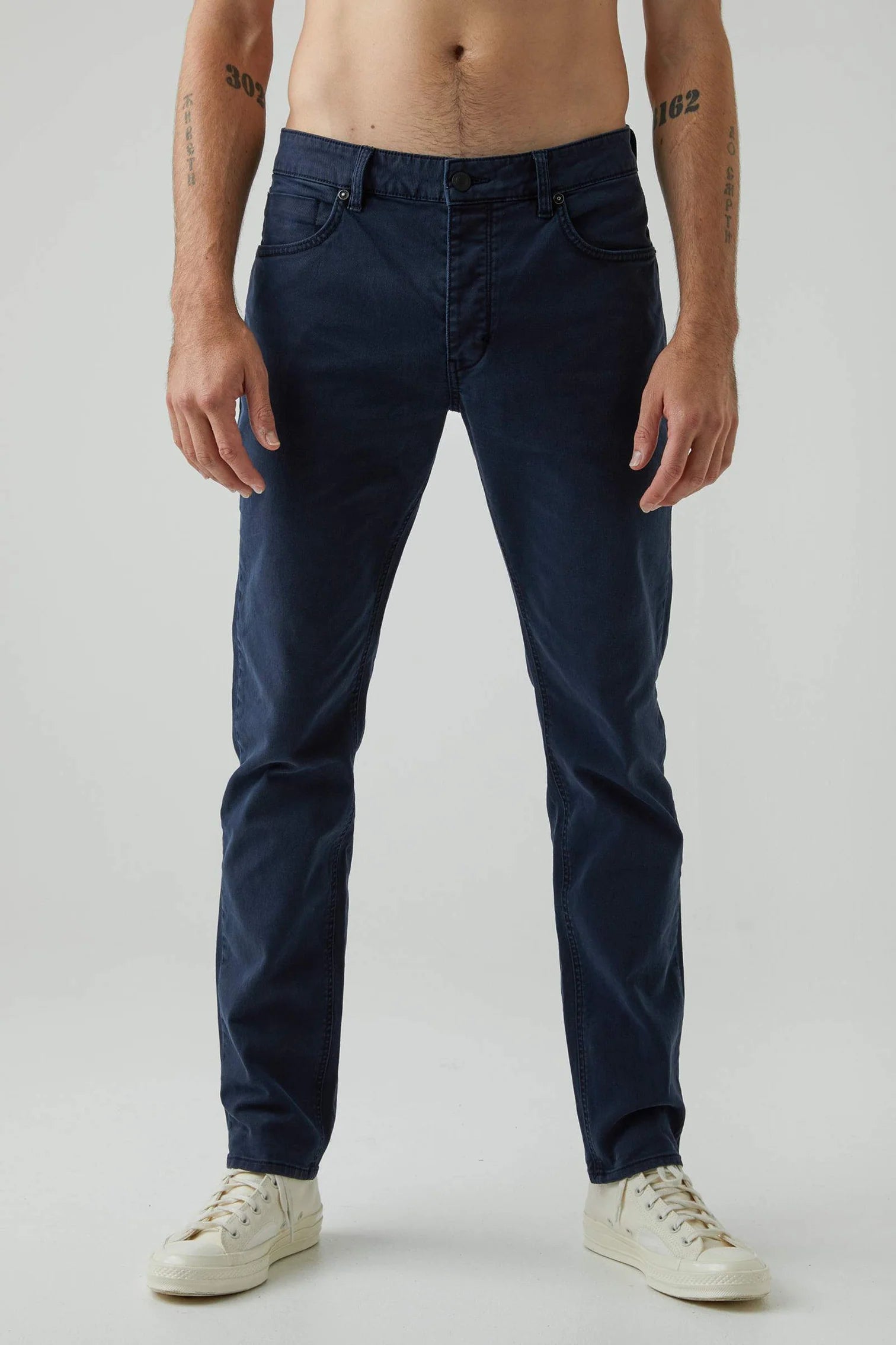 Lou Slim Twill Navy