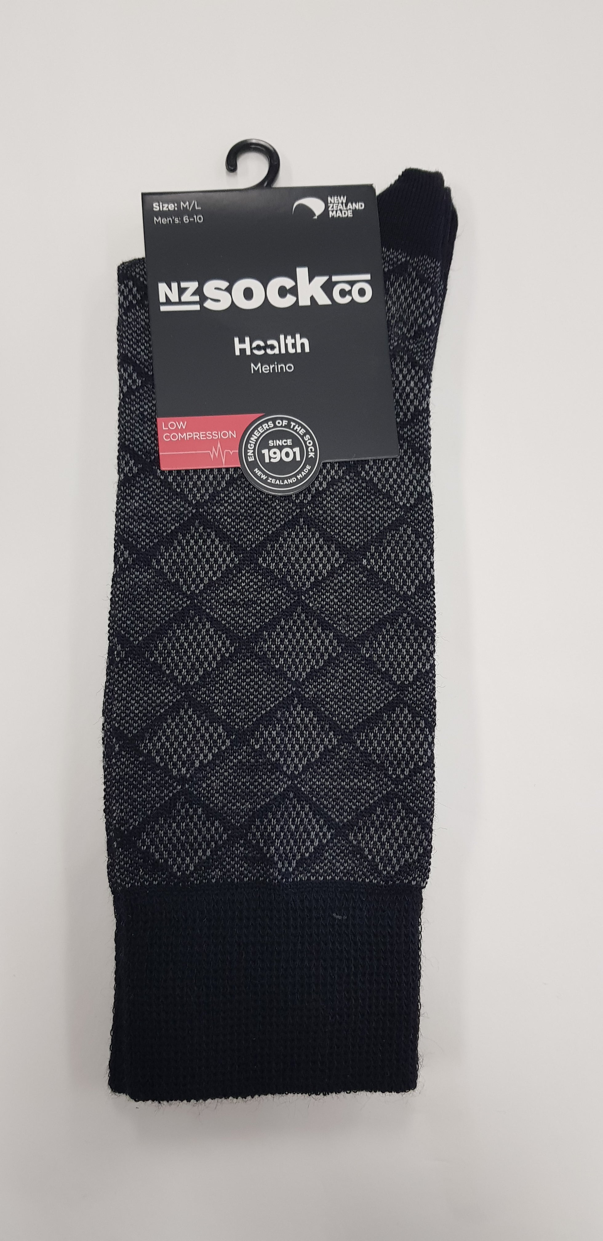 Sock Harelquin Black