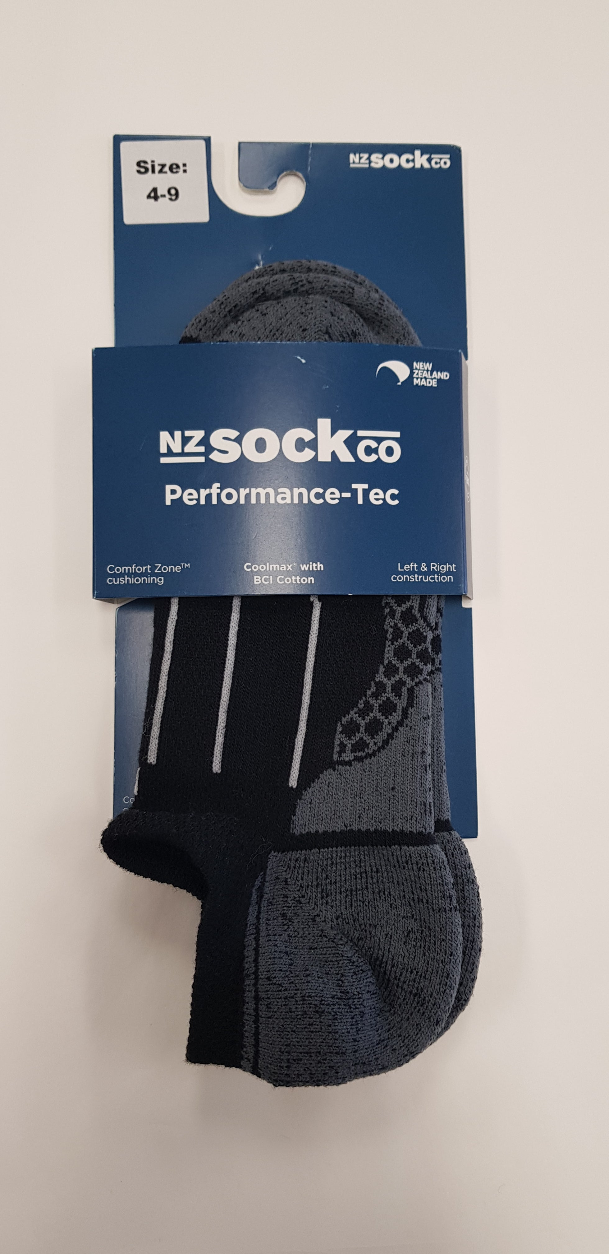 Sock Coolmax No Show Black