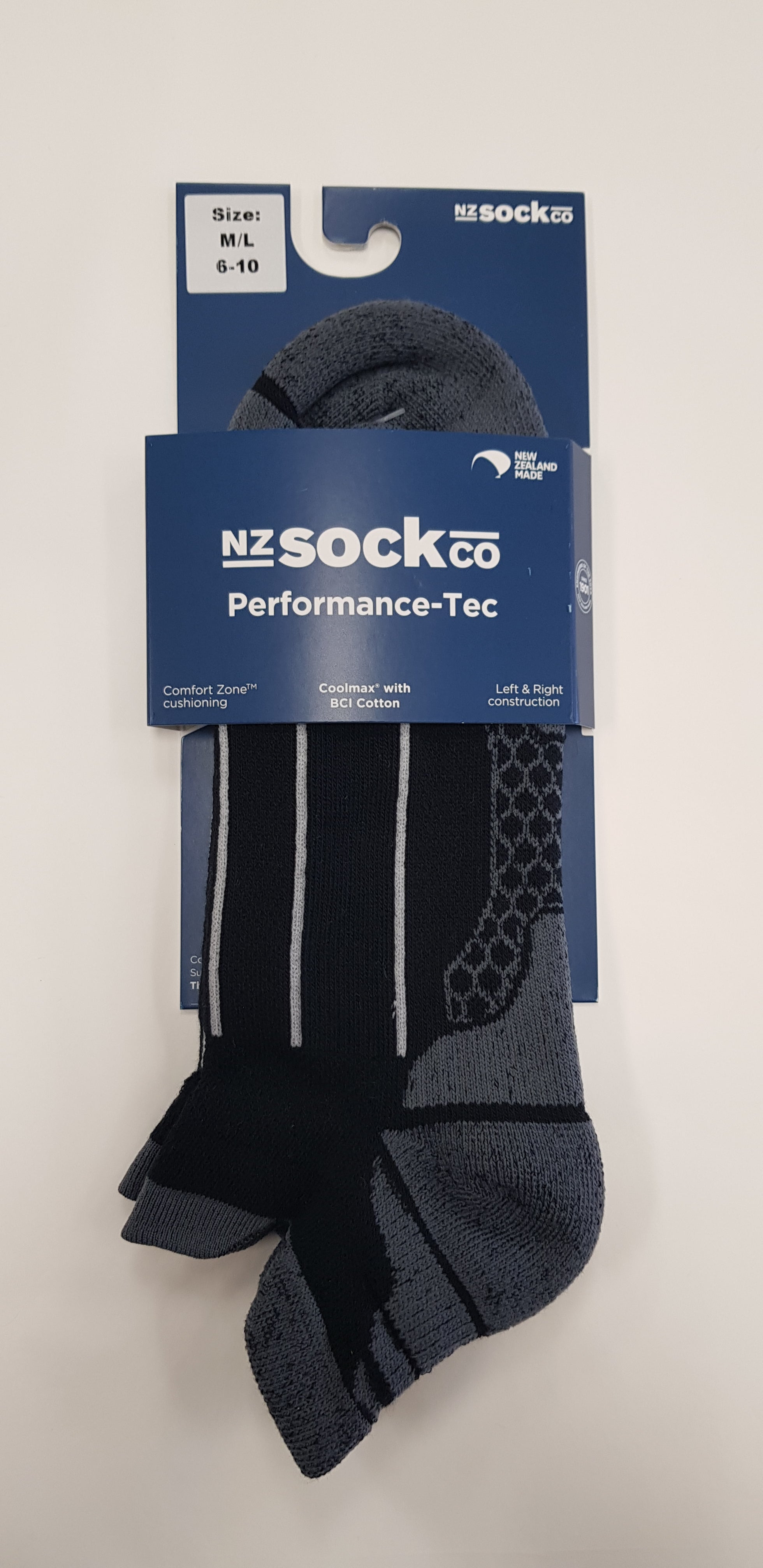 Sock Coolmax Low Cut Black