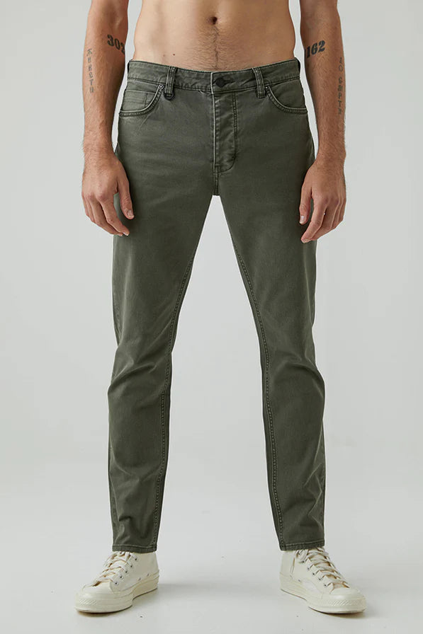 LOU SLIM TWILL MILITARY