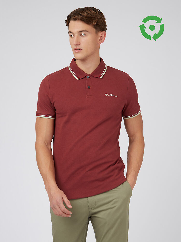 SIGNATURE POLO MAROON