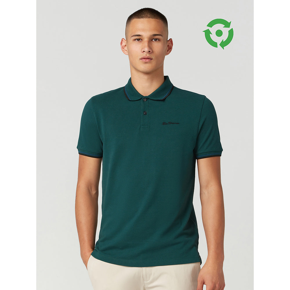 SIGNATURE POLO OCEAN GREEN