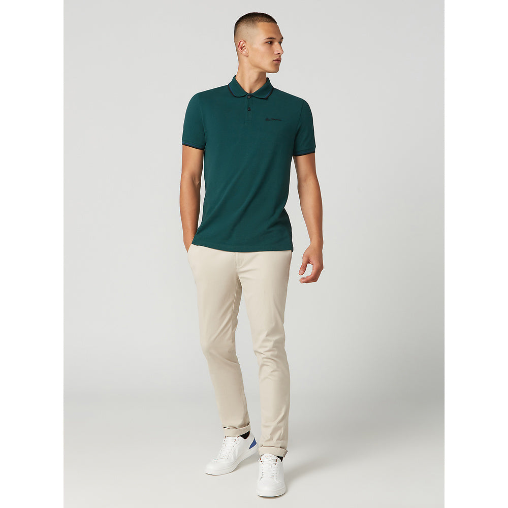 SIGNATURE POLO OCEAN GREEN