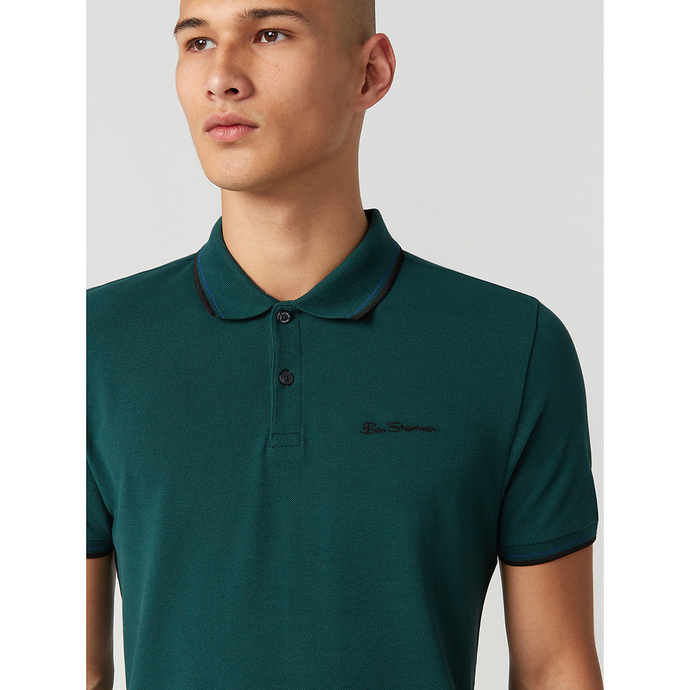 SIGNATURE POLO OCEAN GREEN