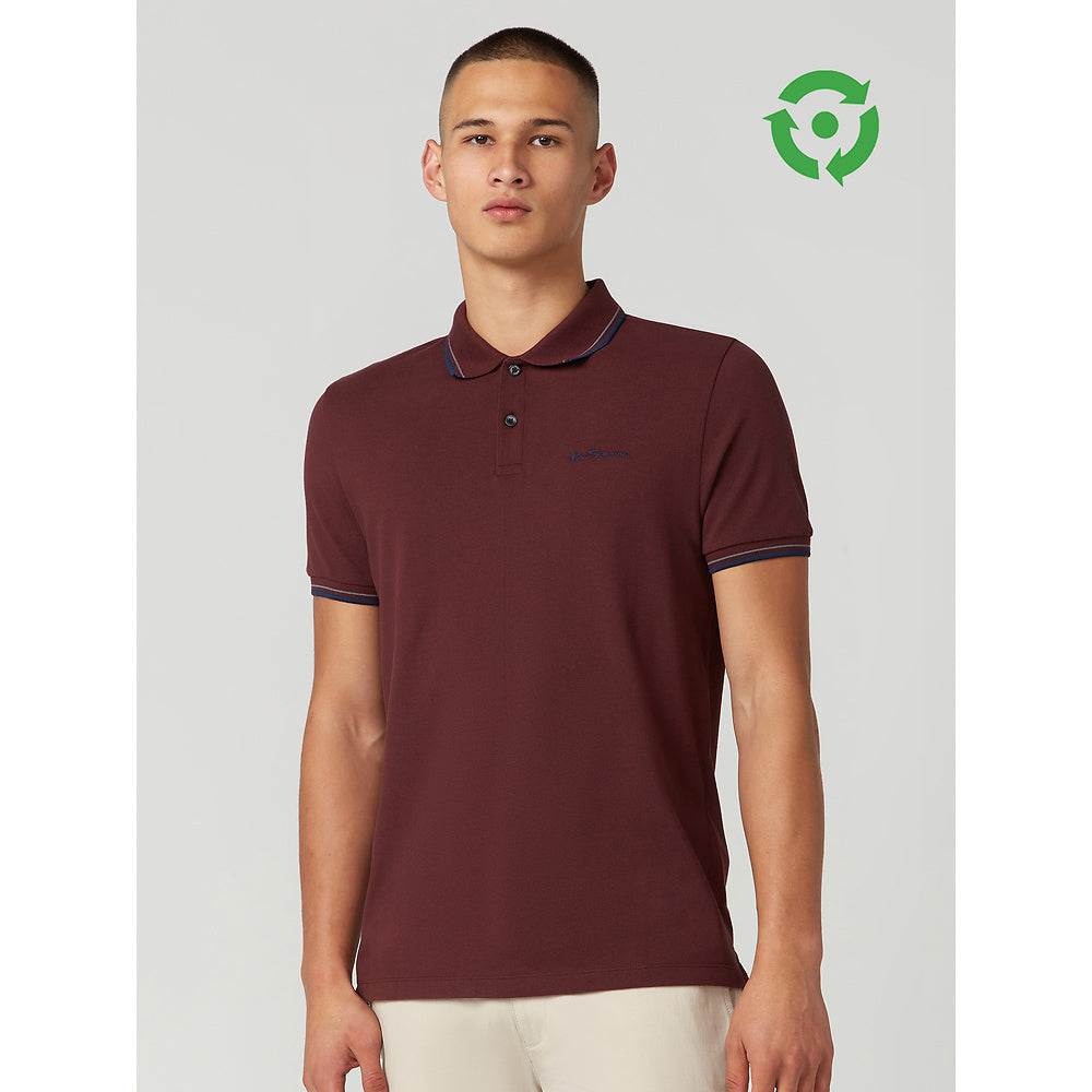 SIGNATURE POLO AUBERGINE