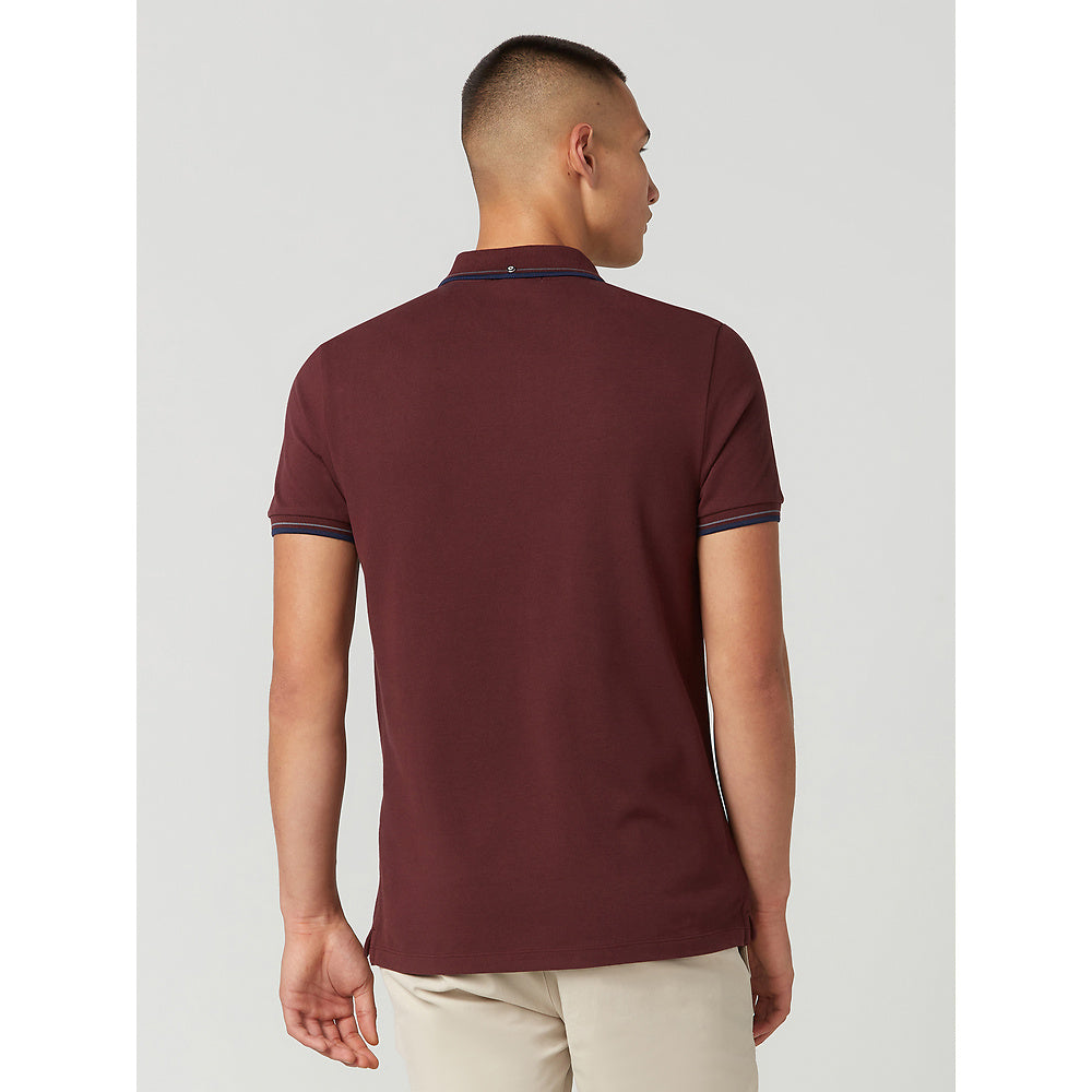 SIGNATURE POLO AUBERGINE