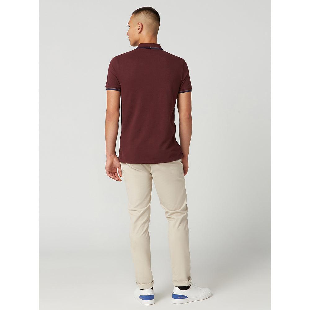 SIGNATURE POLO AUBERGINE