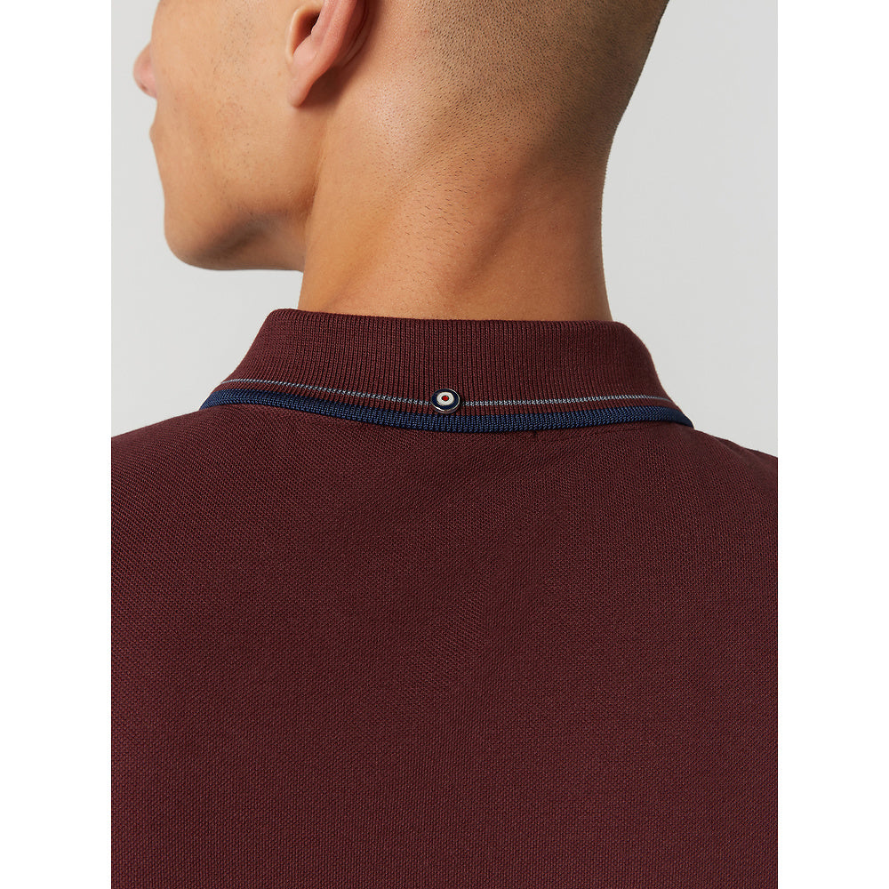 SIGNATURE POLO AUBERGINE