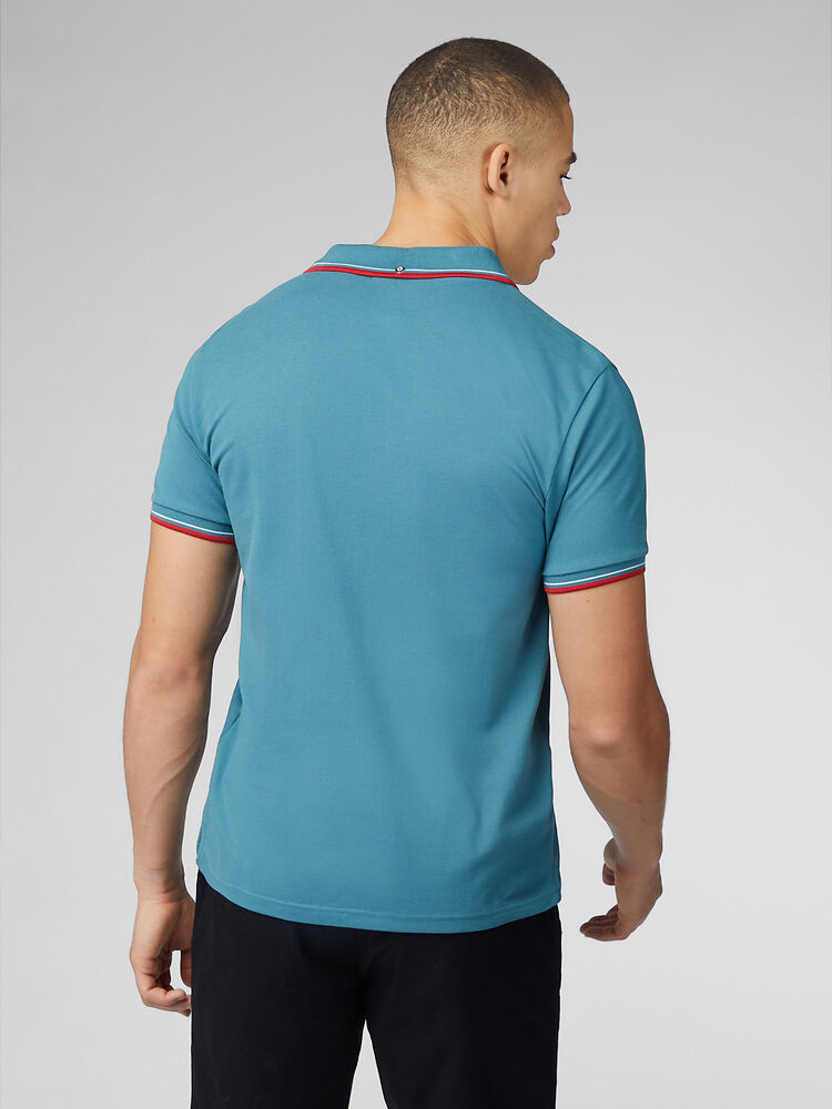 Organic Signature Polo Teal