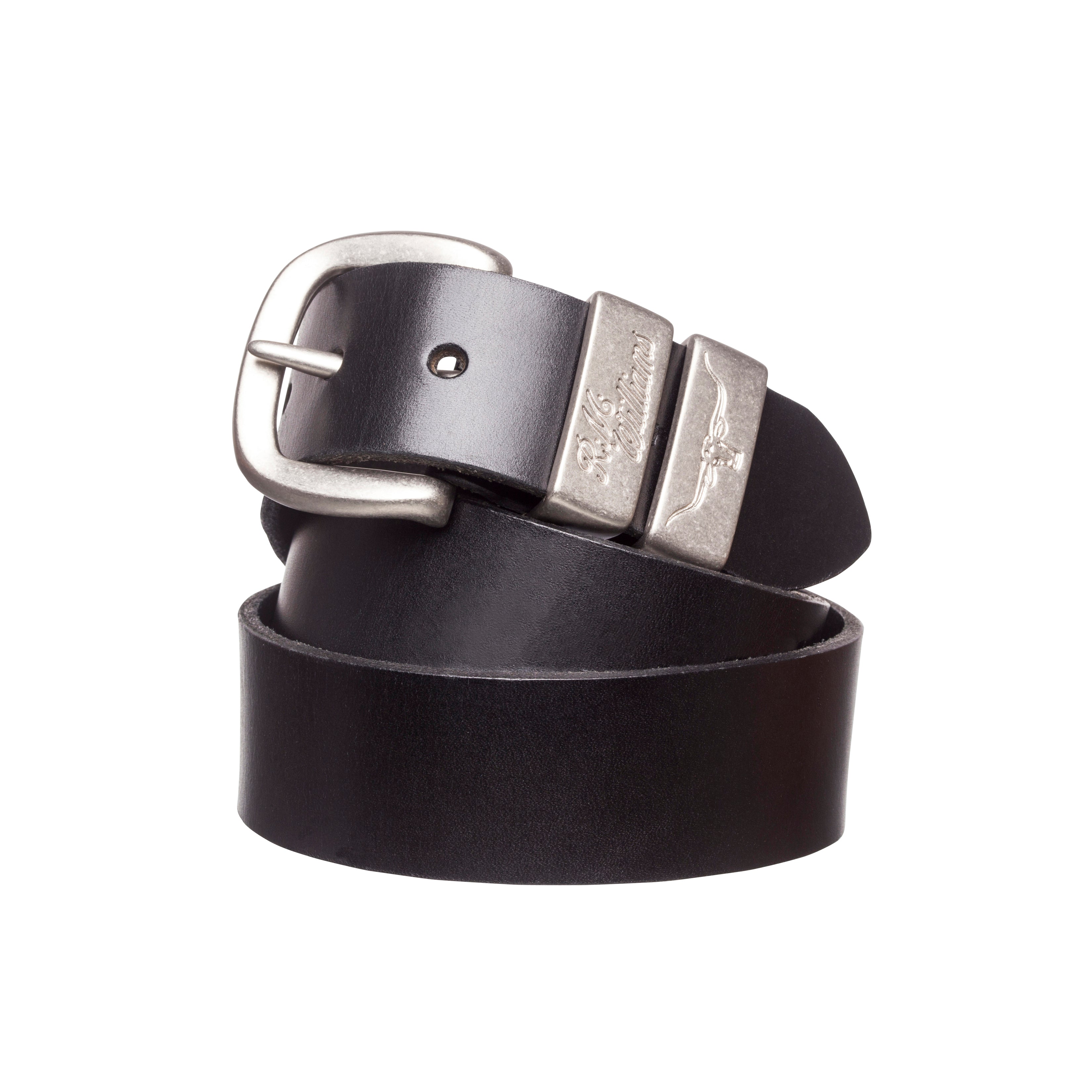 1/2" 3 piece solid hide belt