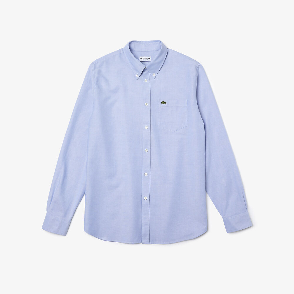 Regular Fit Oxford Cotton Sky Shirt