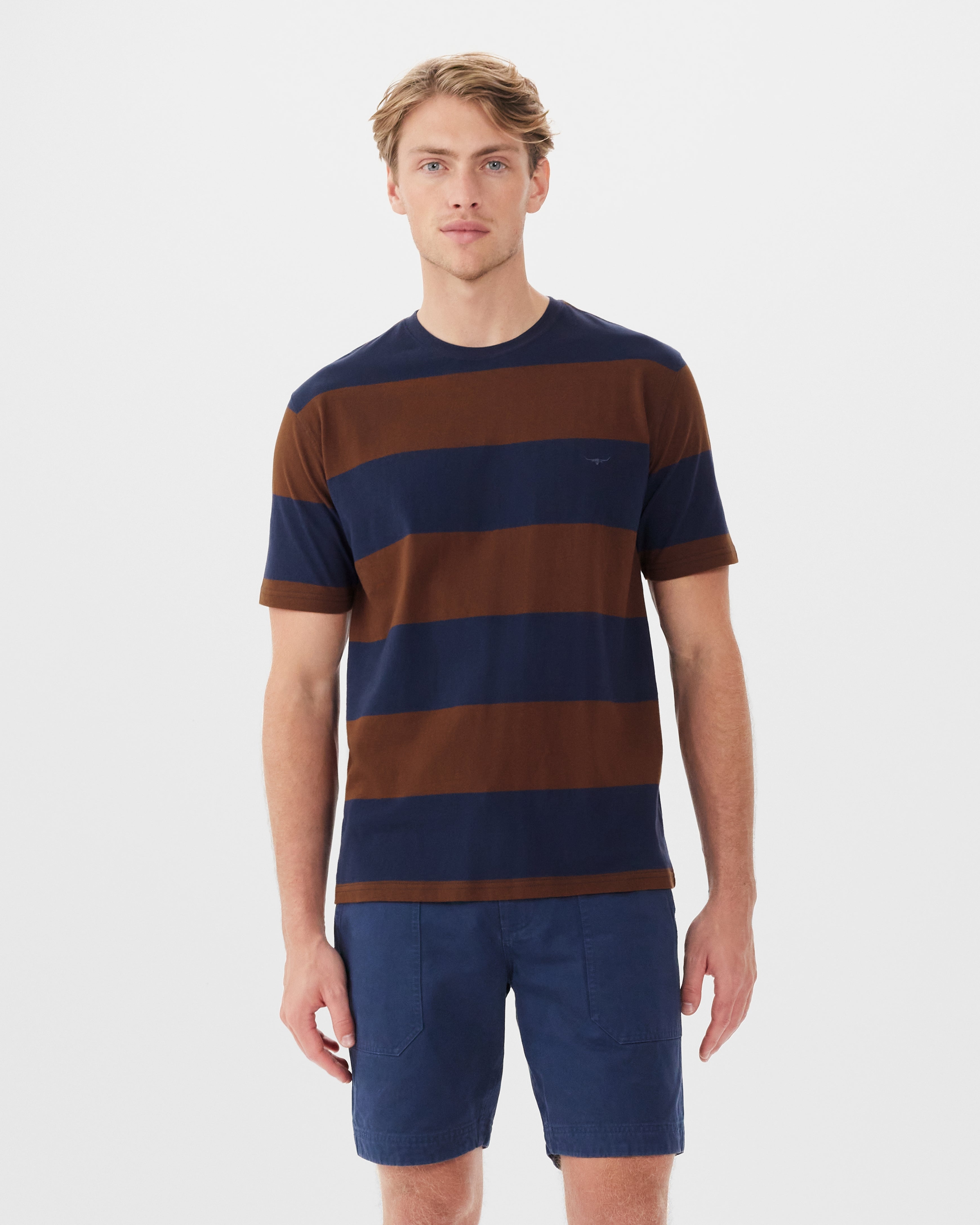 T Shirt Copley NavyChocolate