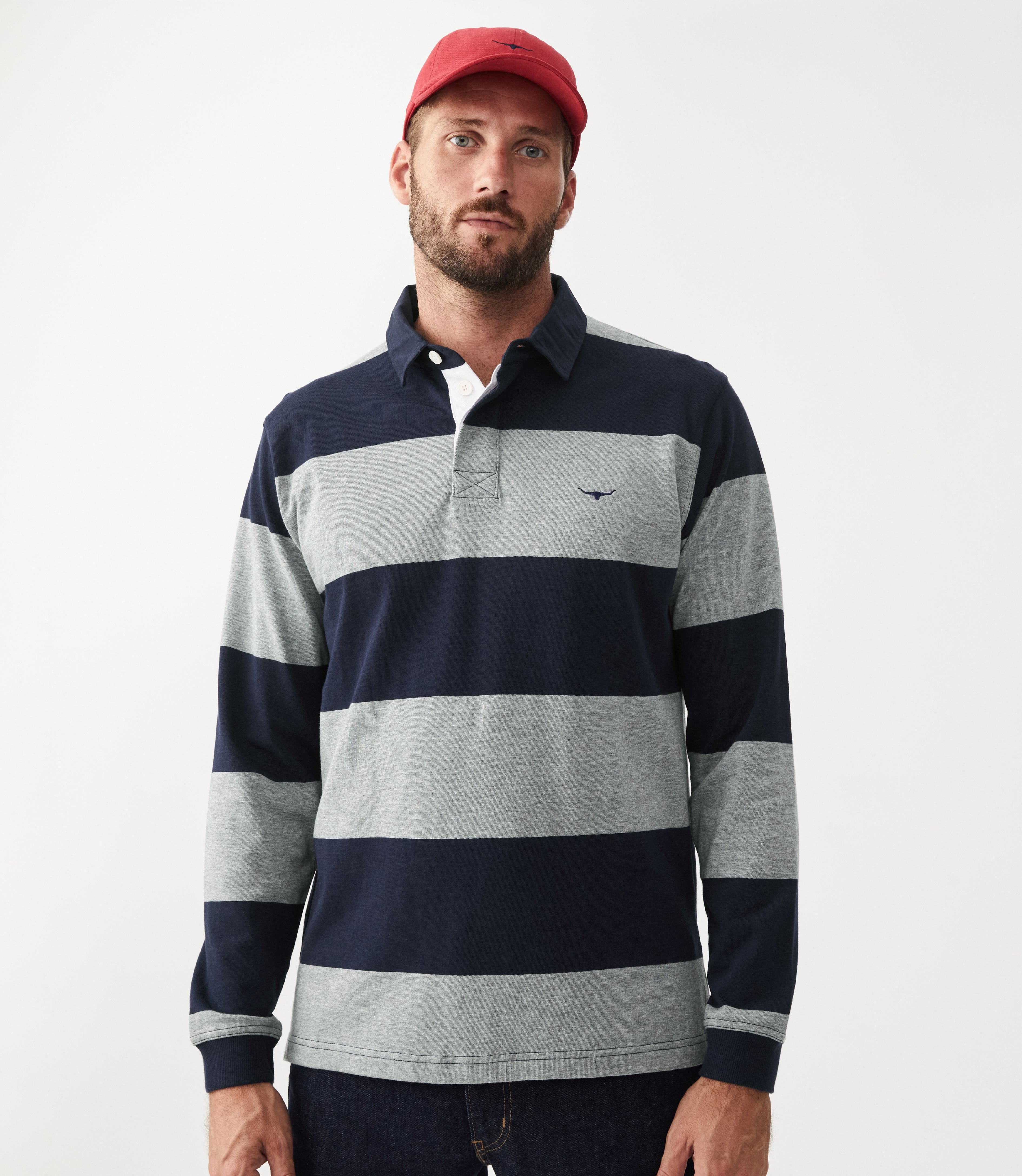 Rugby Jersey Tweedale Navy/Grey