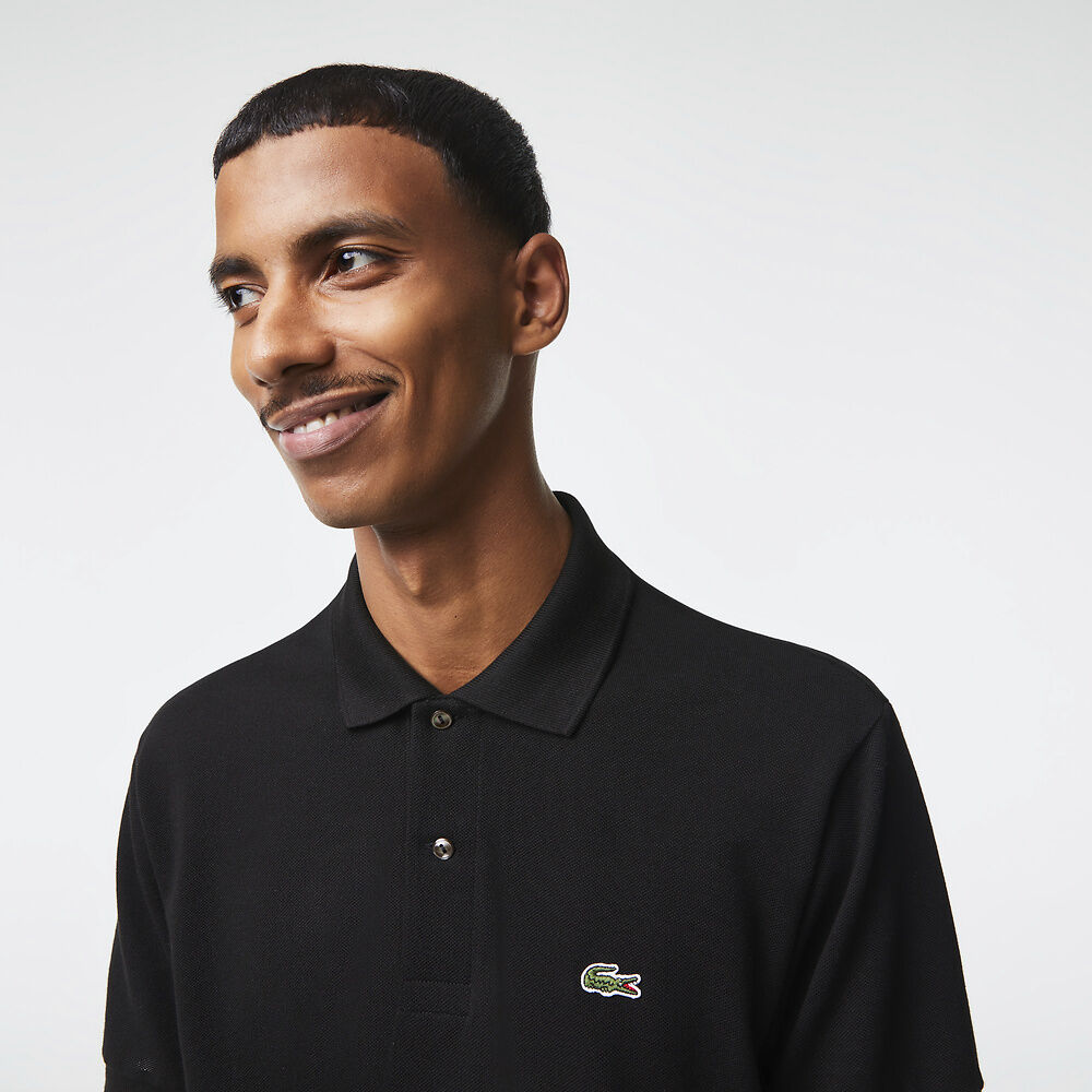 LACOSTE CLASSIC POLO BLACK