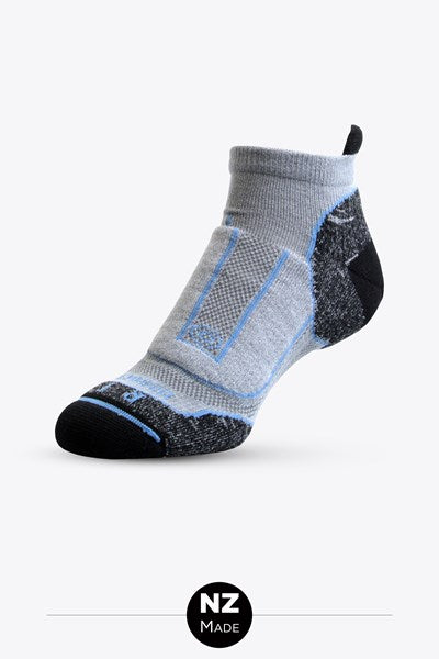 Sock NuYarn Ped GreyMarle