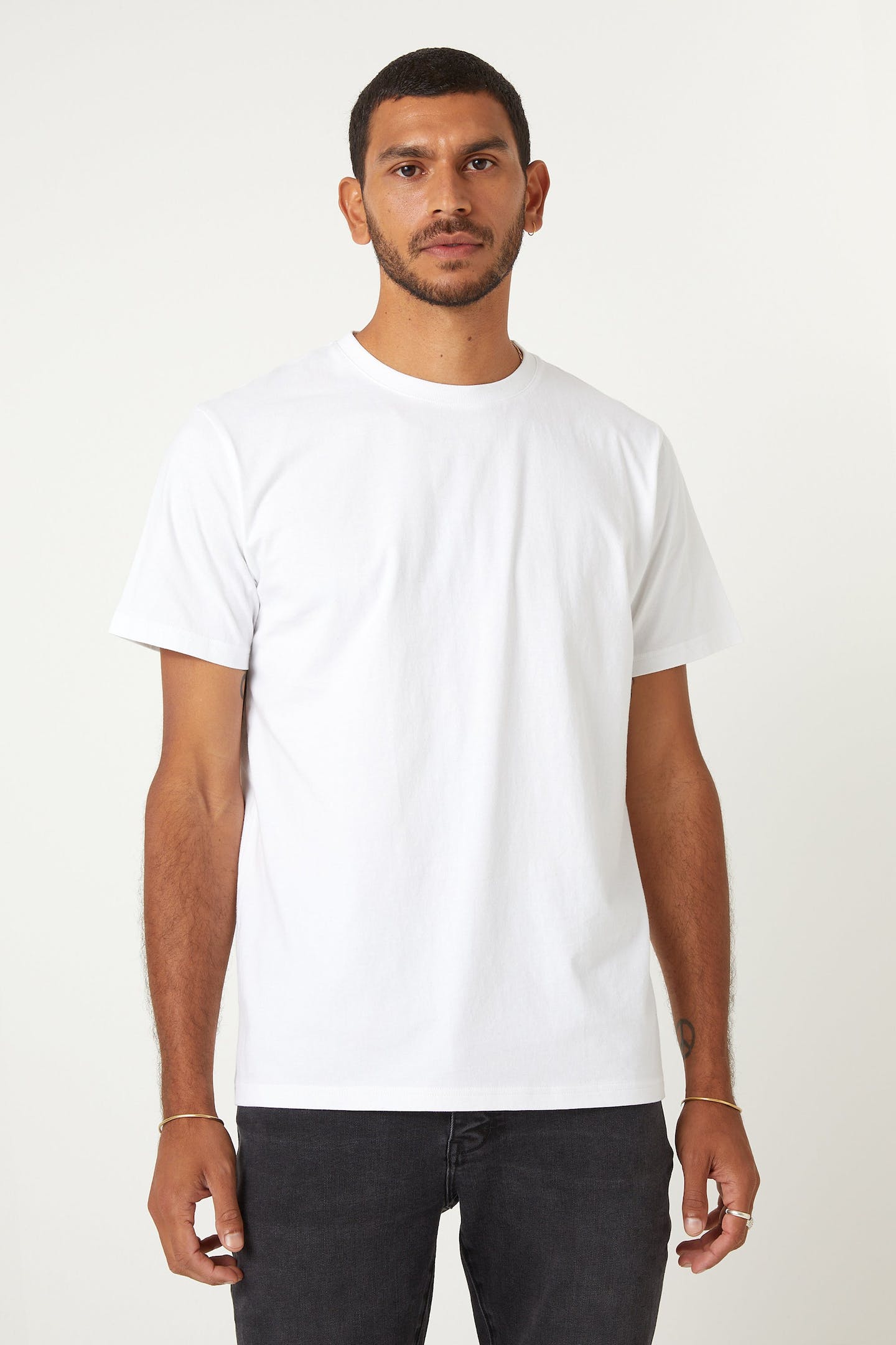 ORGANIC BAND TEE WHITE