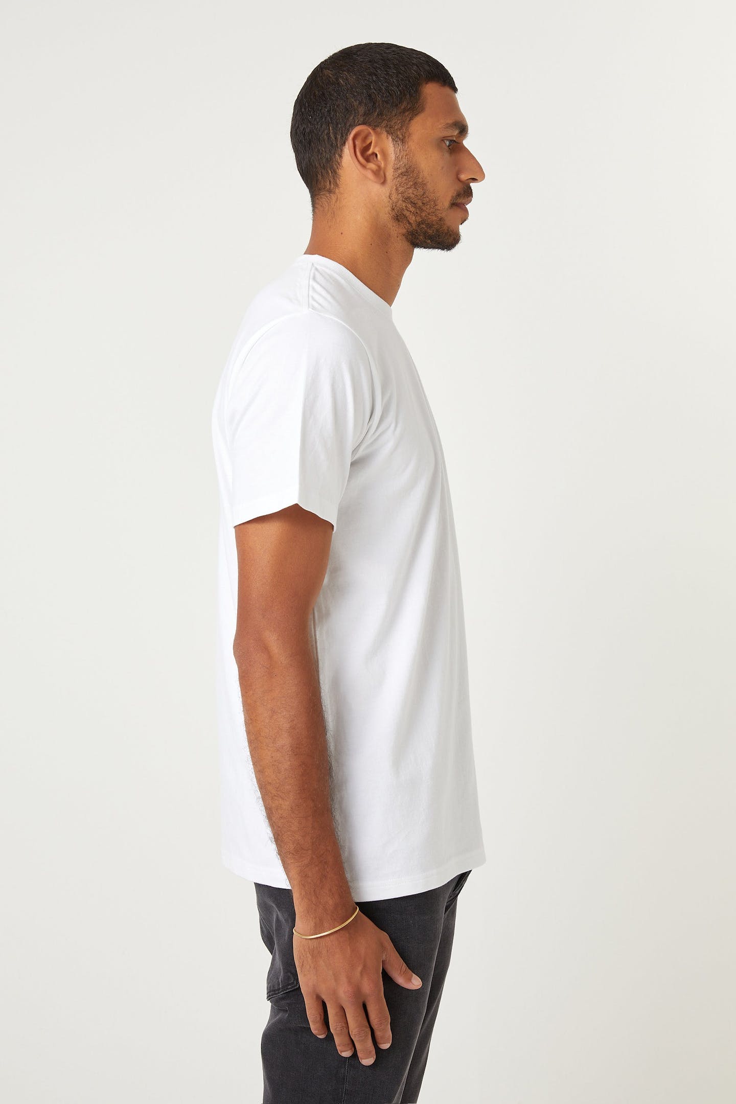 ORGANIC BAND TEE WHITE