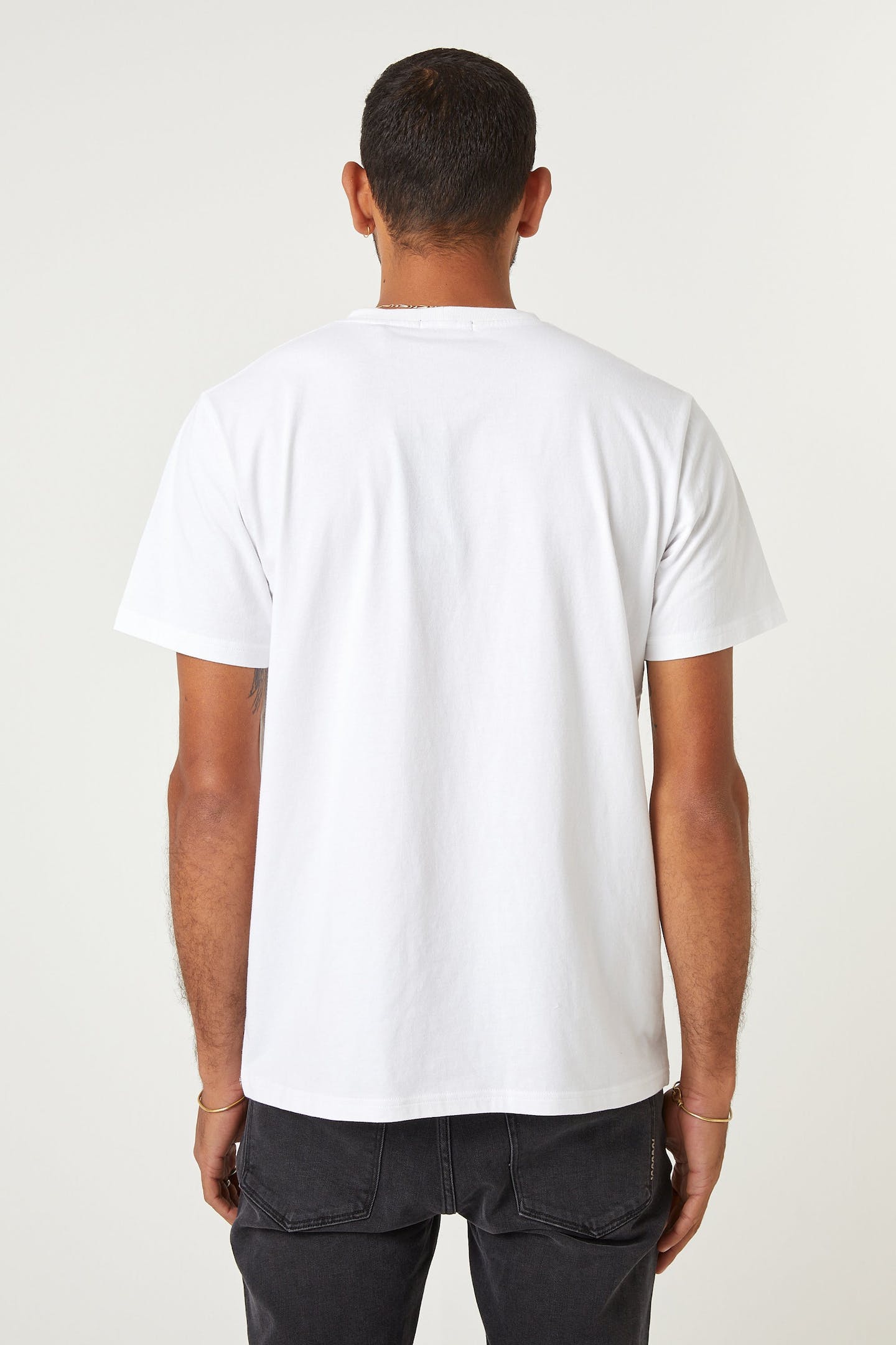 ORGANIC BAND TEE WHITE