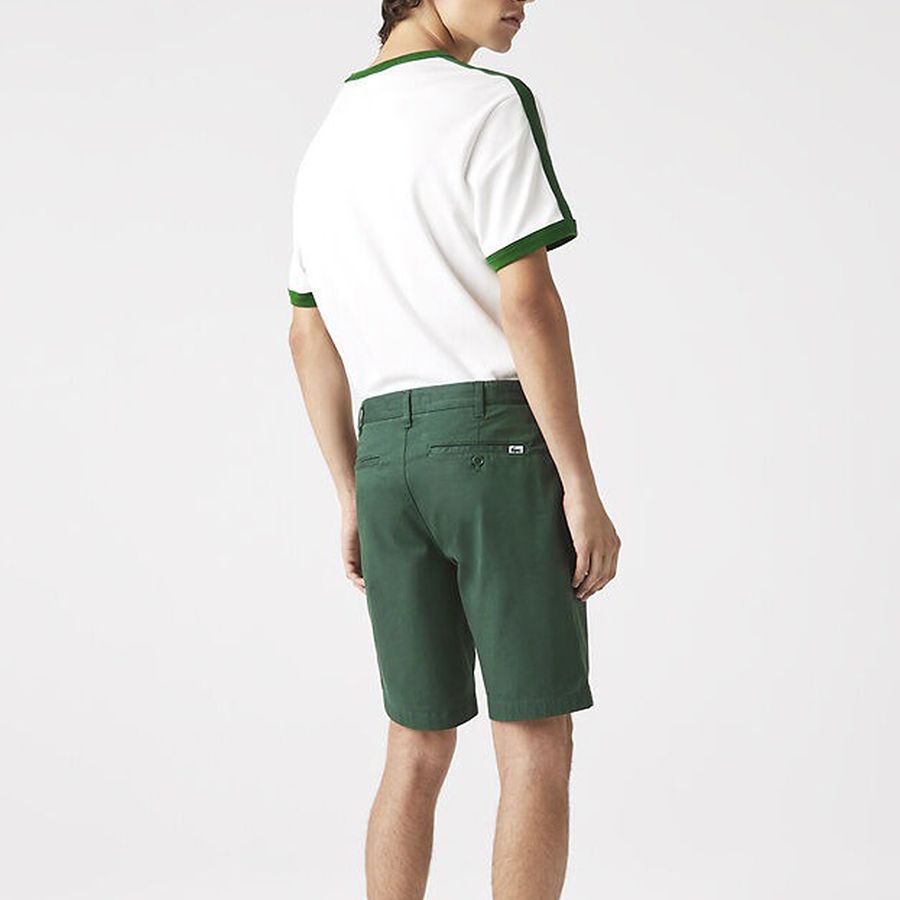 LACOSTE SLIM BERMUDA SHORT GARDEN GRN