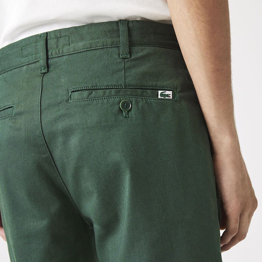 LACOSTE SLIM BERMUDA SHORT GARDEN GRN